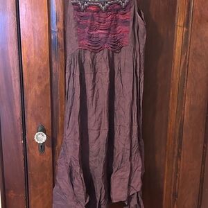 Free People purple Textured dress